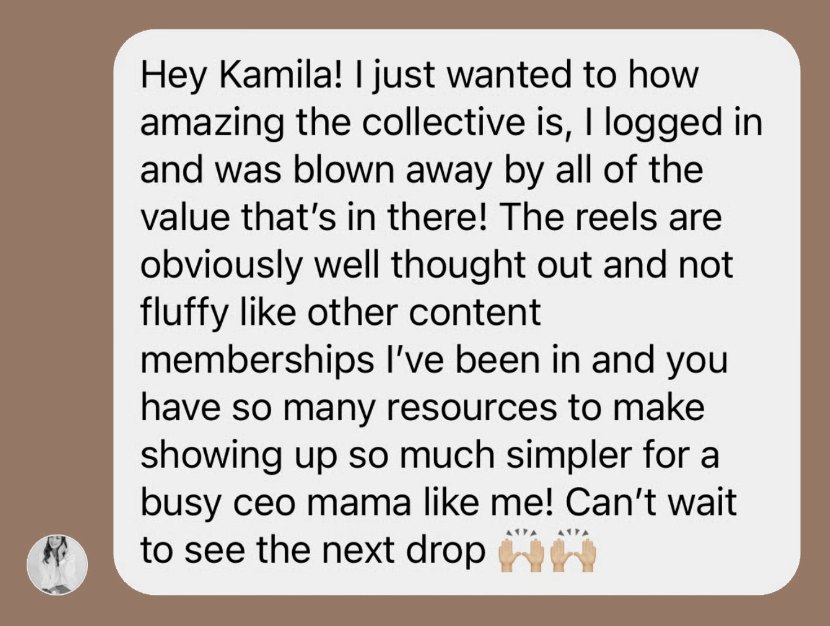 member testimonial
